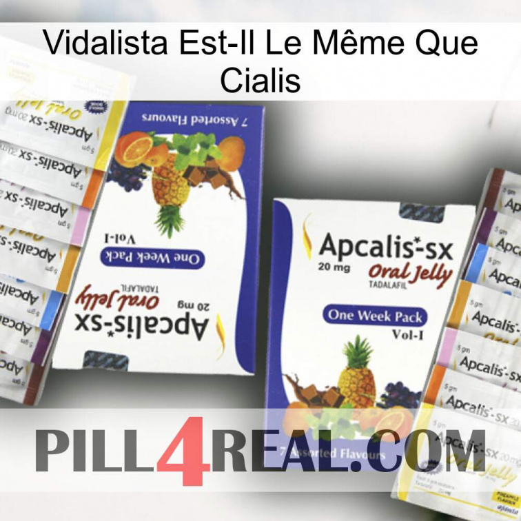 Vidalista Est-Il Le Même Que Cialis 12